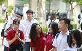 Thí sinh rạng rỡ sau 60 phút thi Ngoại ngữ